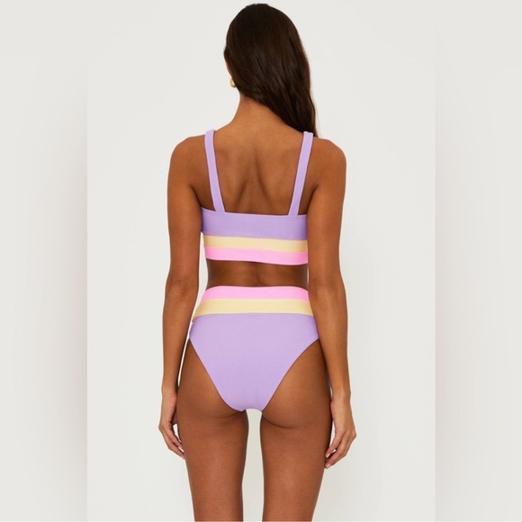 NWT Beach Riot
Heidi Ribbed Colorblock High
Waisted Swim Bottom - Picture 8 of 11
